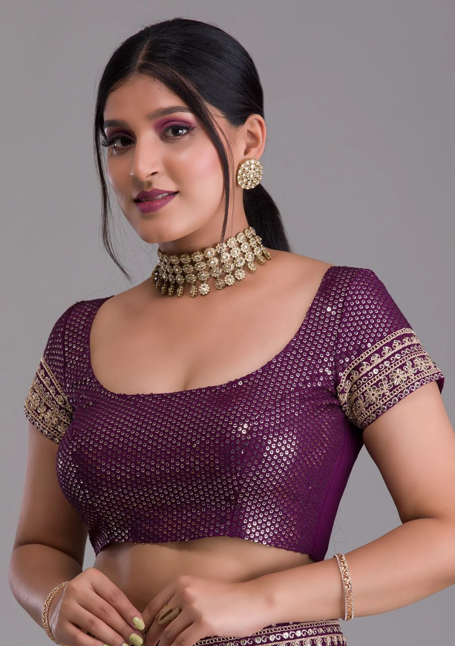 Luxurious Wine Kasturi Silk Saree With Intricate Embroidery