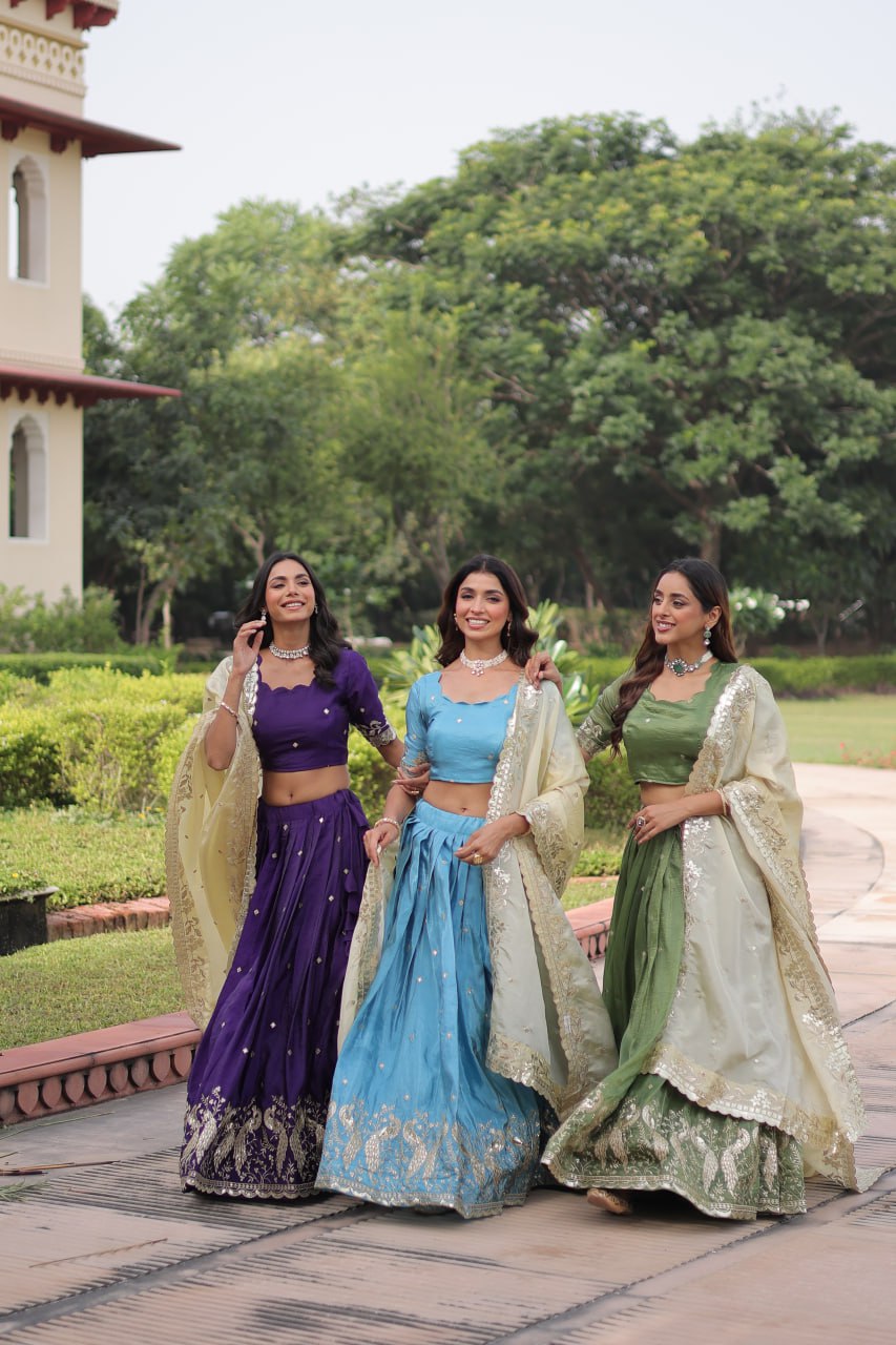 Designer Crush Lehenga Choli Set with Dupatta