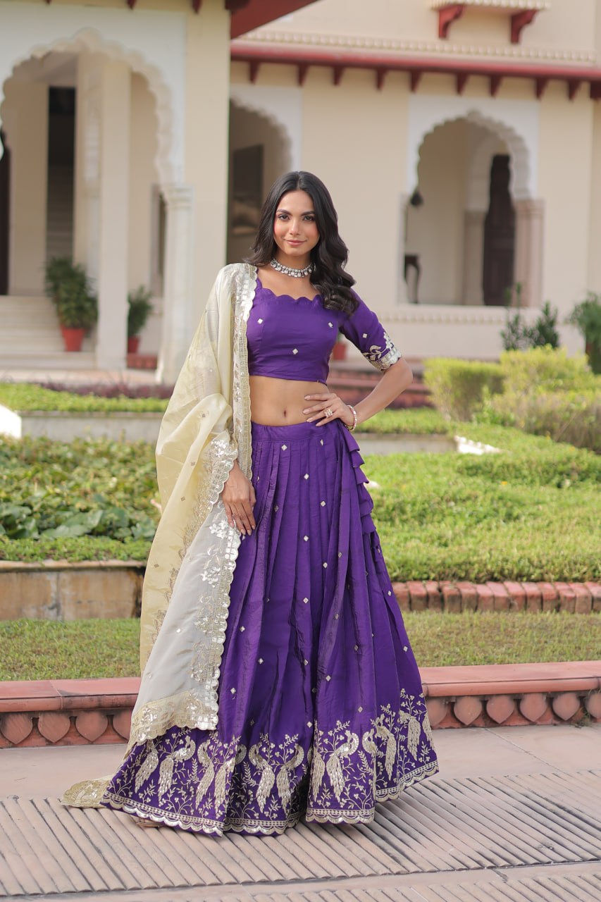 Designer Crush Lehenga Choli Set with Dupatta