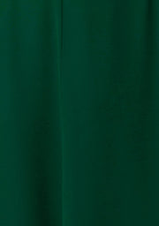 Bottle Green Ruffle Lehenga Choli with Sheer Dupatta