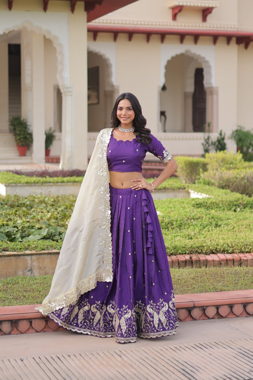 Designer Crush Lehenga Choli Set with Dupatta