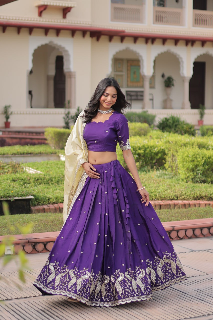 Designer Crush Lehenga Choli Set with Dupatta