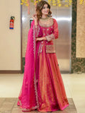 Premium Pink Color Fendi Long Choli-Lehenga Set