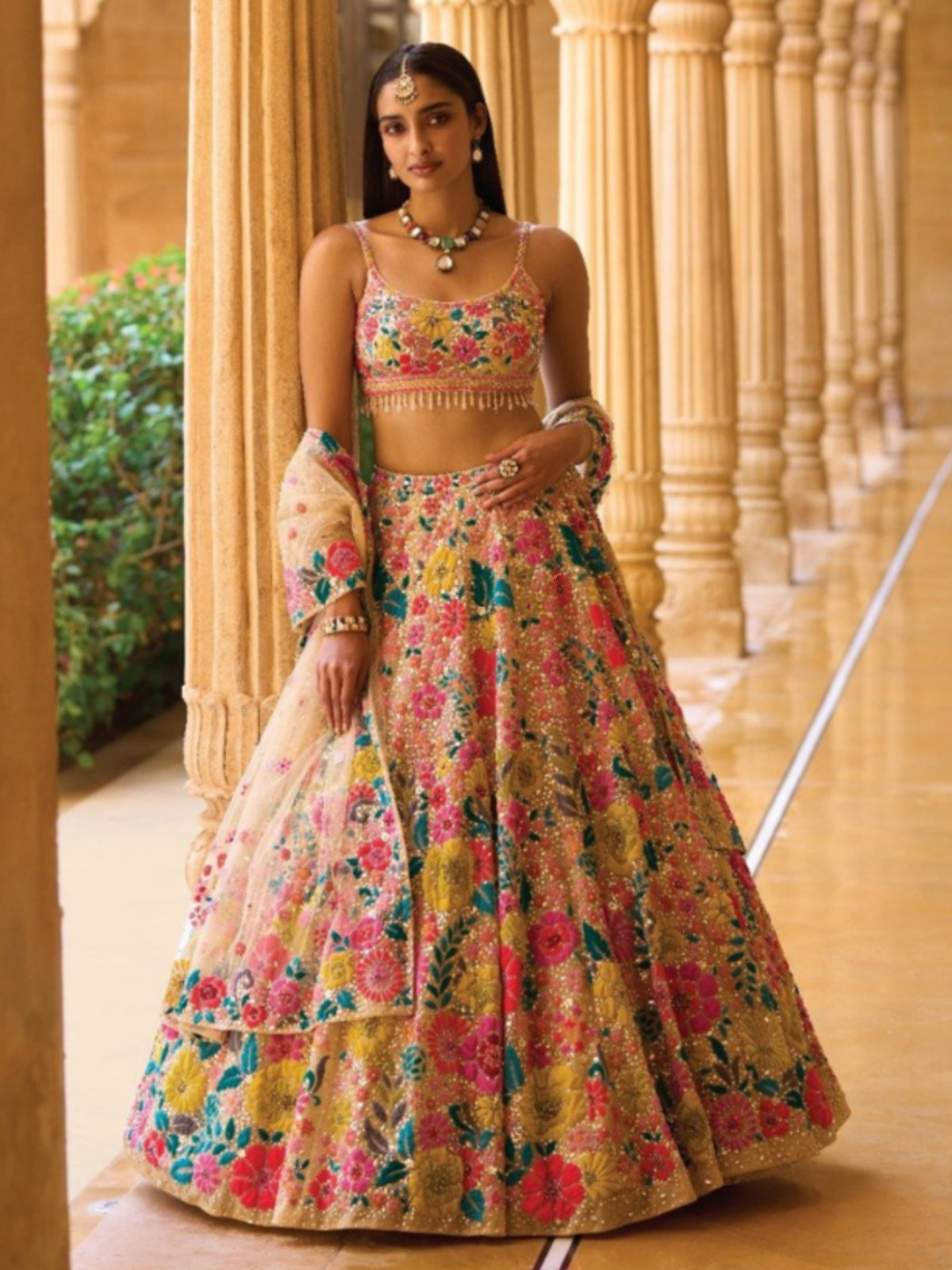 Bridesmaid Georgette based Lehenga Set