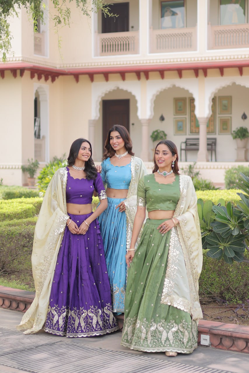 Designer Crush Lehenga Choli Set with Dupatta