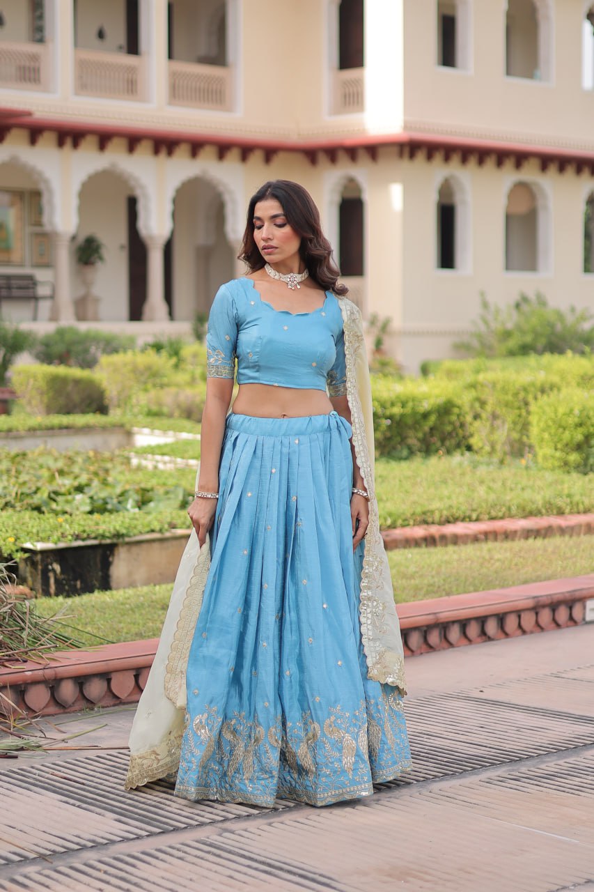 Designer Crush Lehenga Choli Set with Dupatta