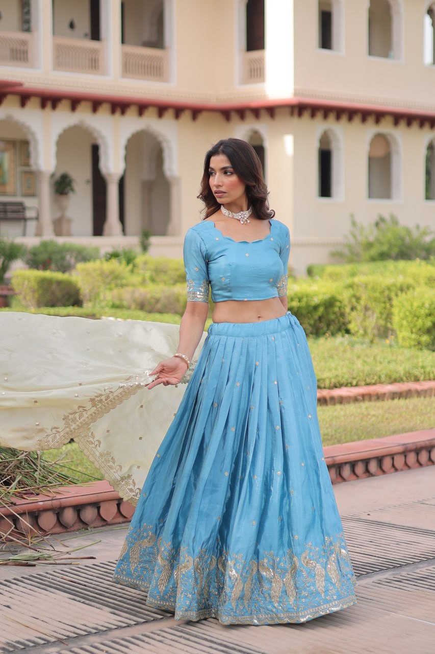 Designer Crush Lehenga Choli Set with Dupatta