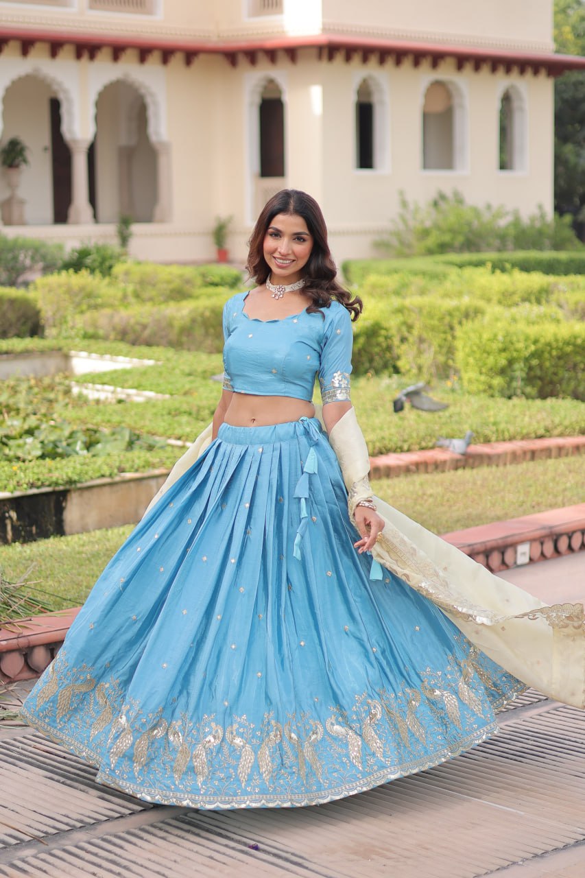 Designer Crush Lehenga Choli Set with Dupatta