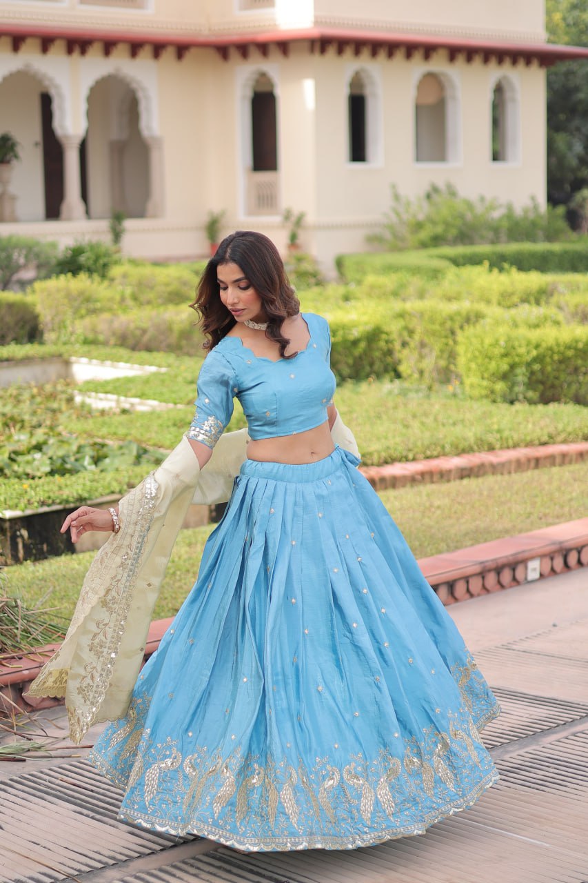 Designer Crush Lehenga Choli Set with Dupatta