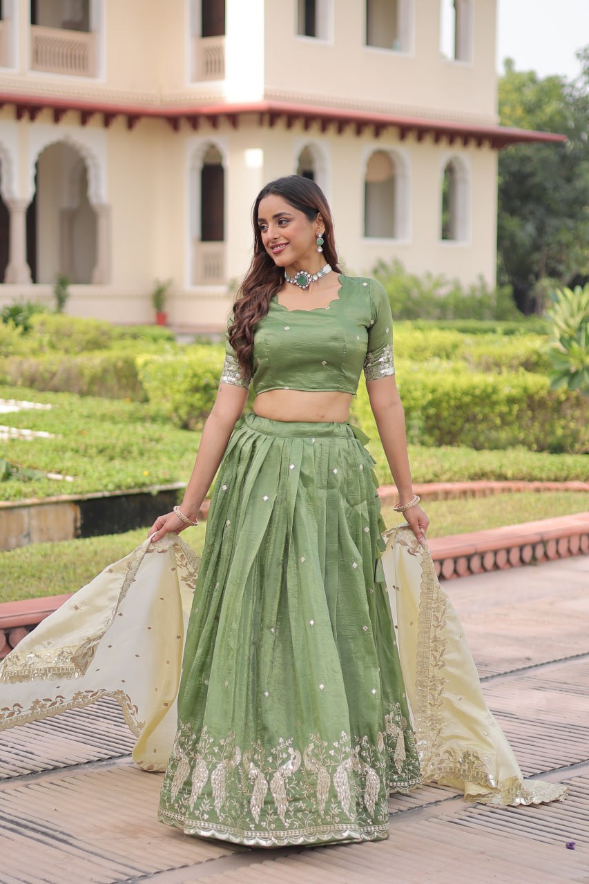 Designer Crush Lehenga Choli Set with Dupatta