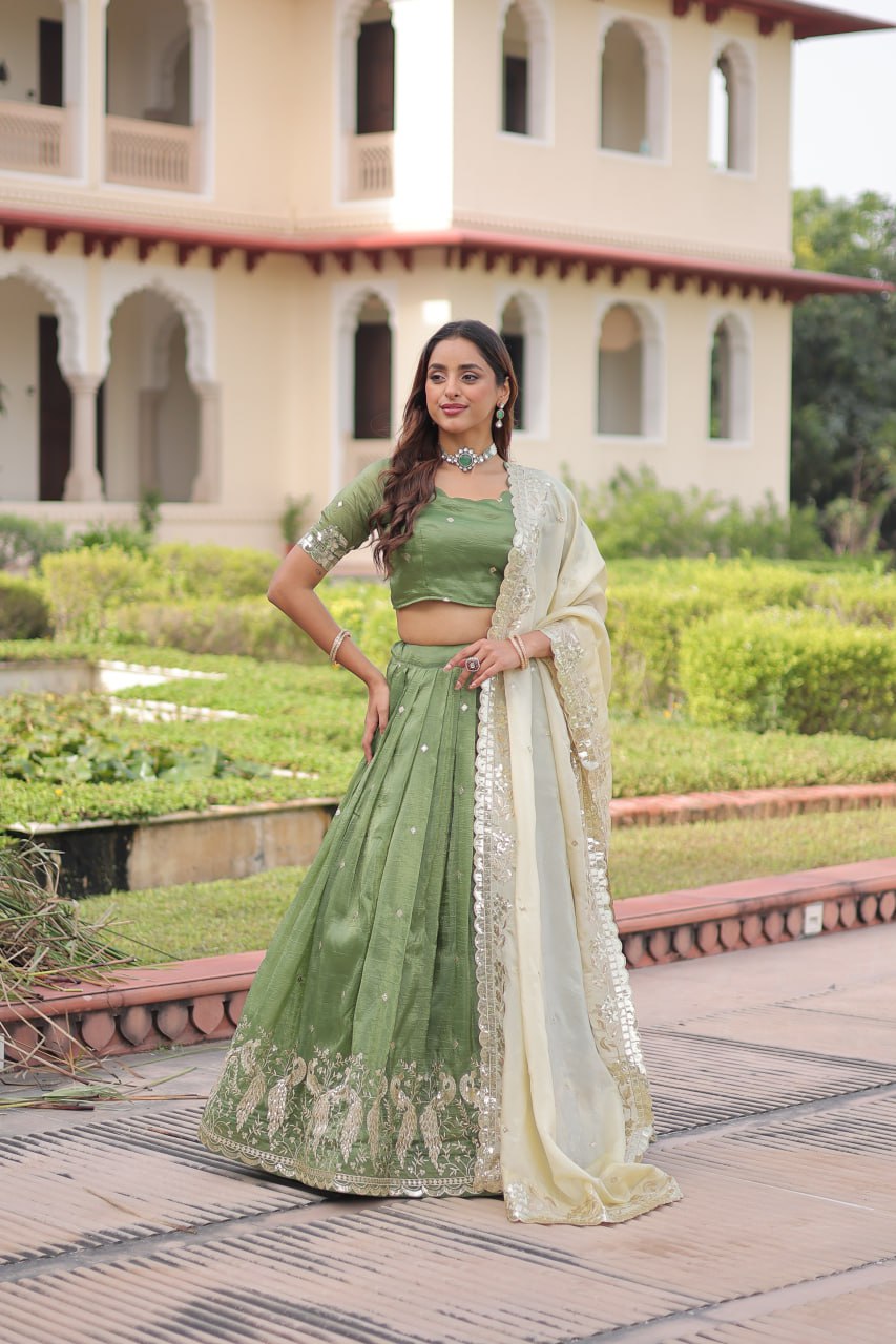 Designer Crush Lehenga Choli Set with Dupatta