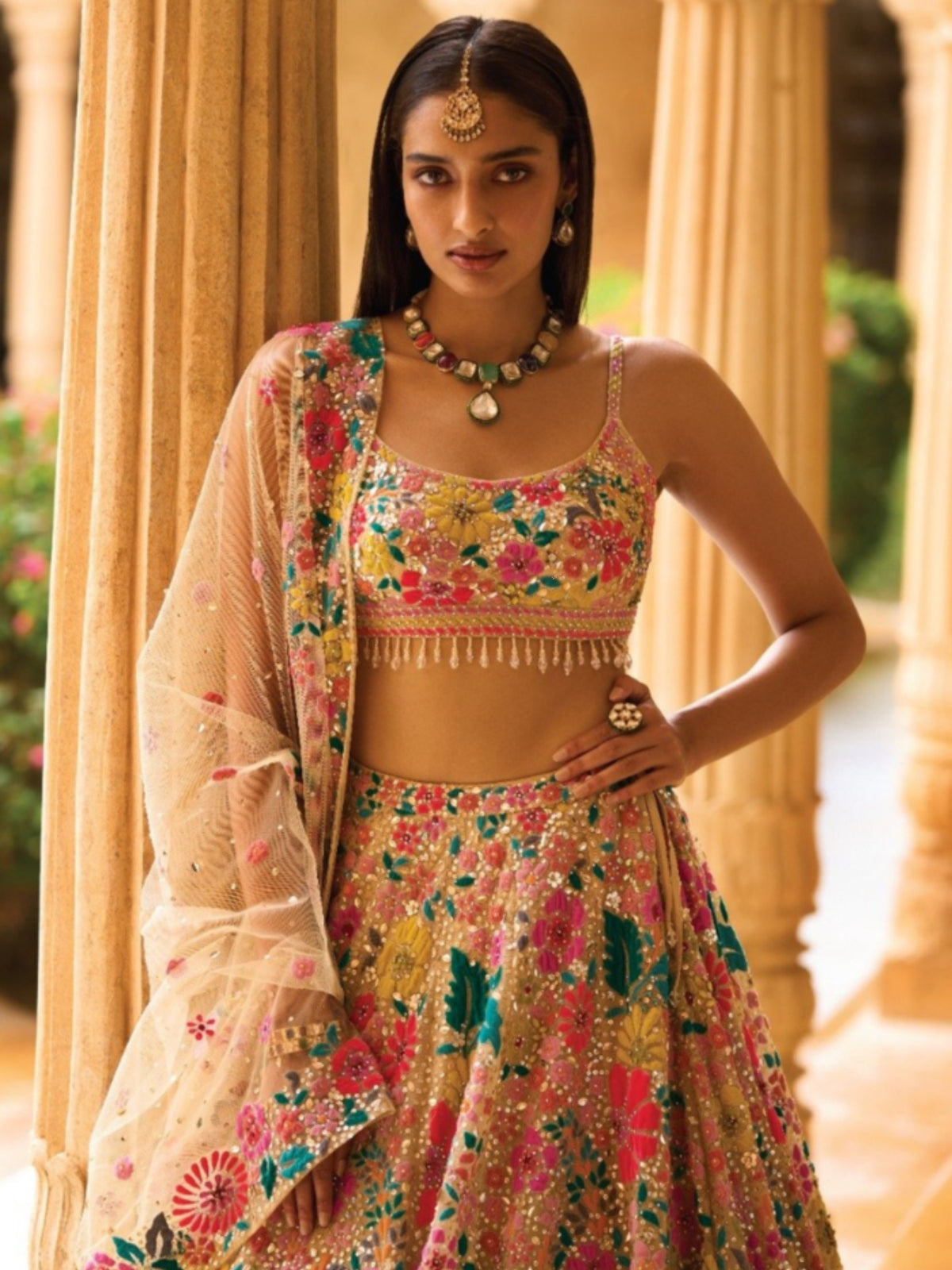 Bridesmaid Georgette based Lehenga Set