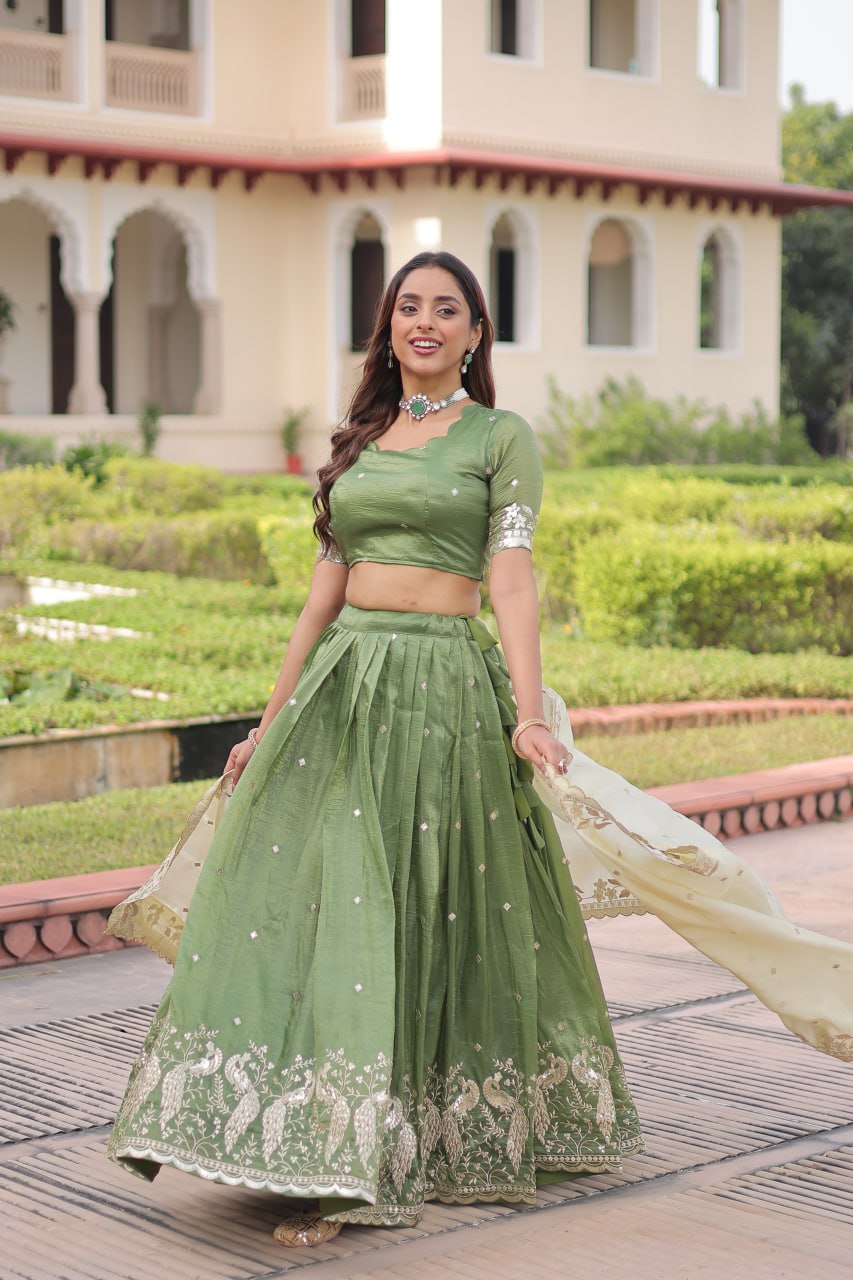 Designer Crush Lehenga Choli Set with Dupatta