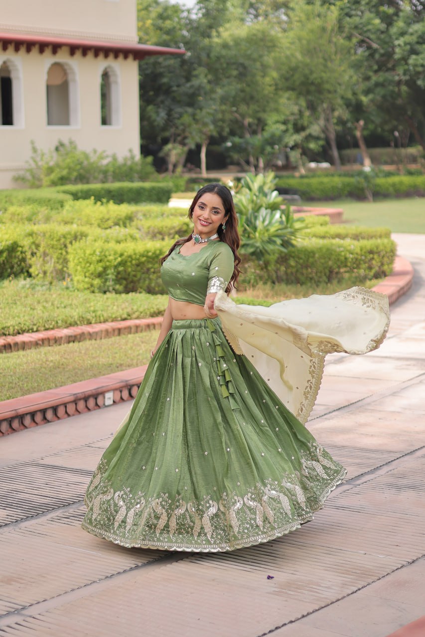 Designer Crush Lehenga Choli Set with Dupatta