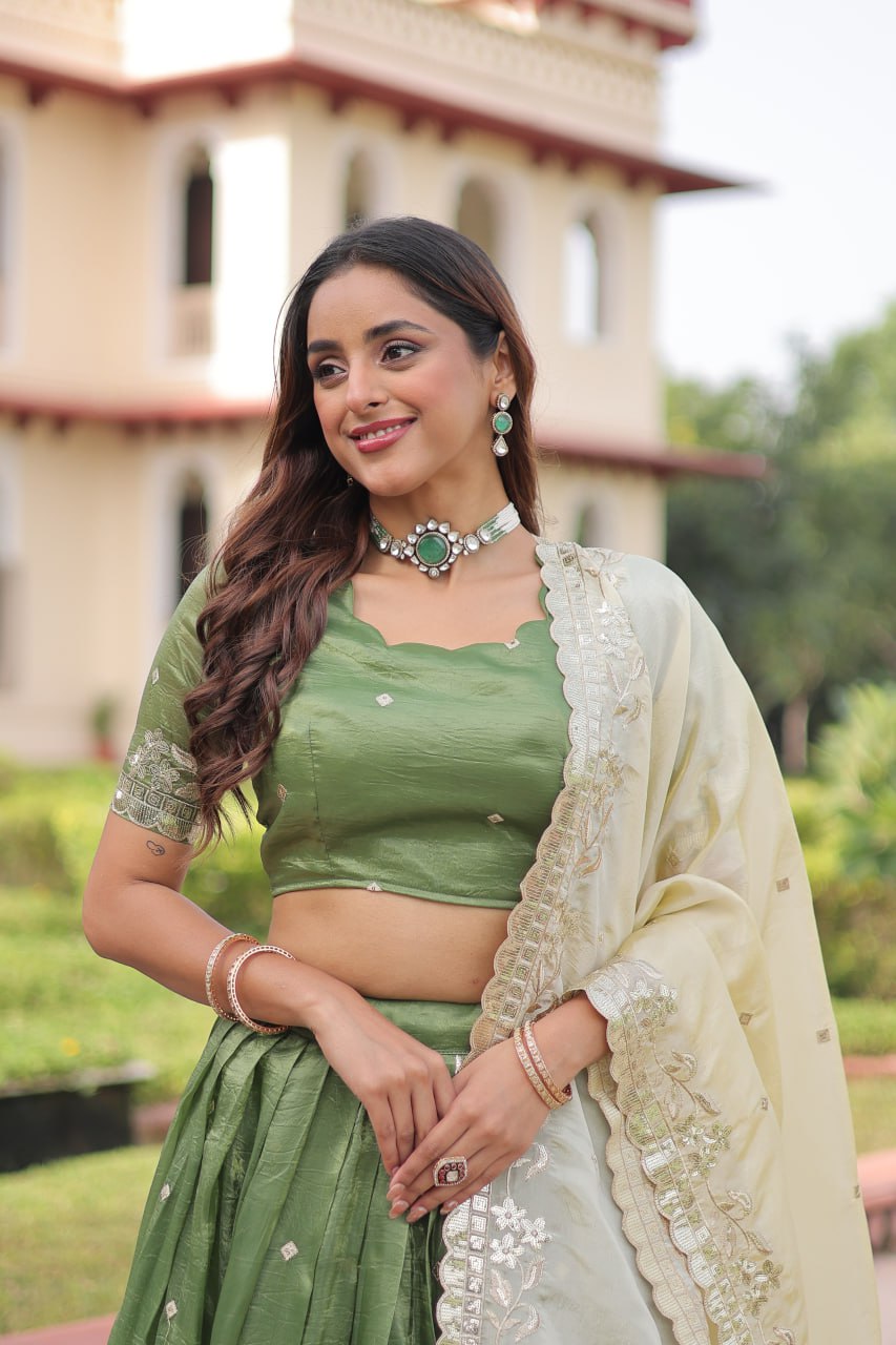 Designer Crush Lehenga Choli Set with Dupatta