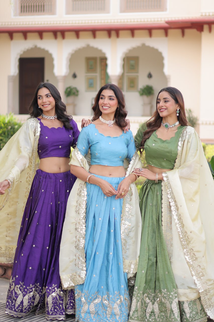 Designer Crush Lehenga Choli Set with Dupatta