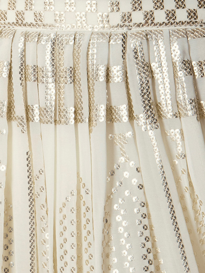 Ivory White Embroidered Lehenga Choli with Dupatta