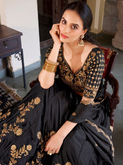 Luxury Rangoli Silk Lehenga Set