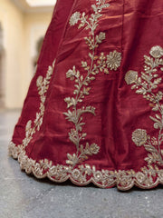Luxury Rangoli Silk Lehenga Set