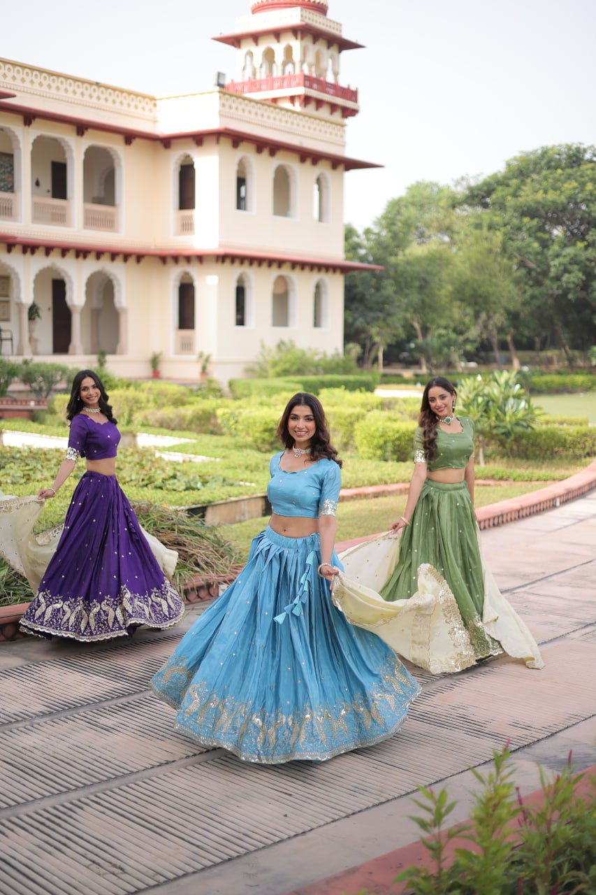 Designer Crush Lehenga Choli Set with Dupatta