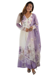 ELEGANT FLORAL HANDWORK ANARKALI SET
