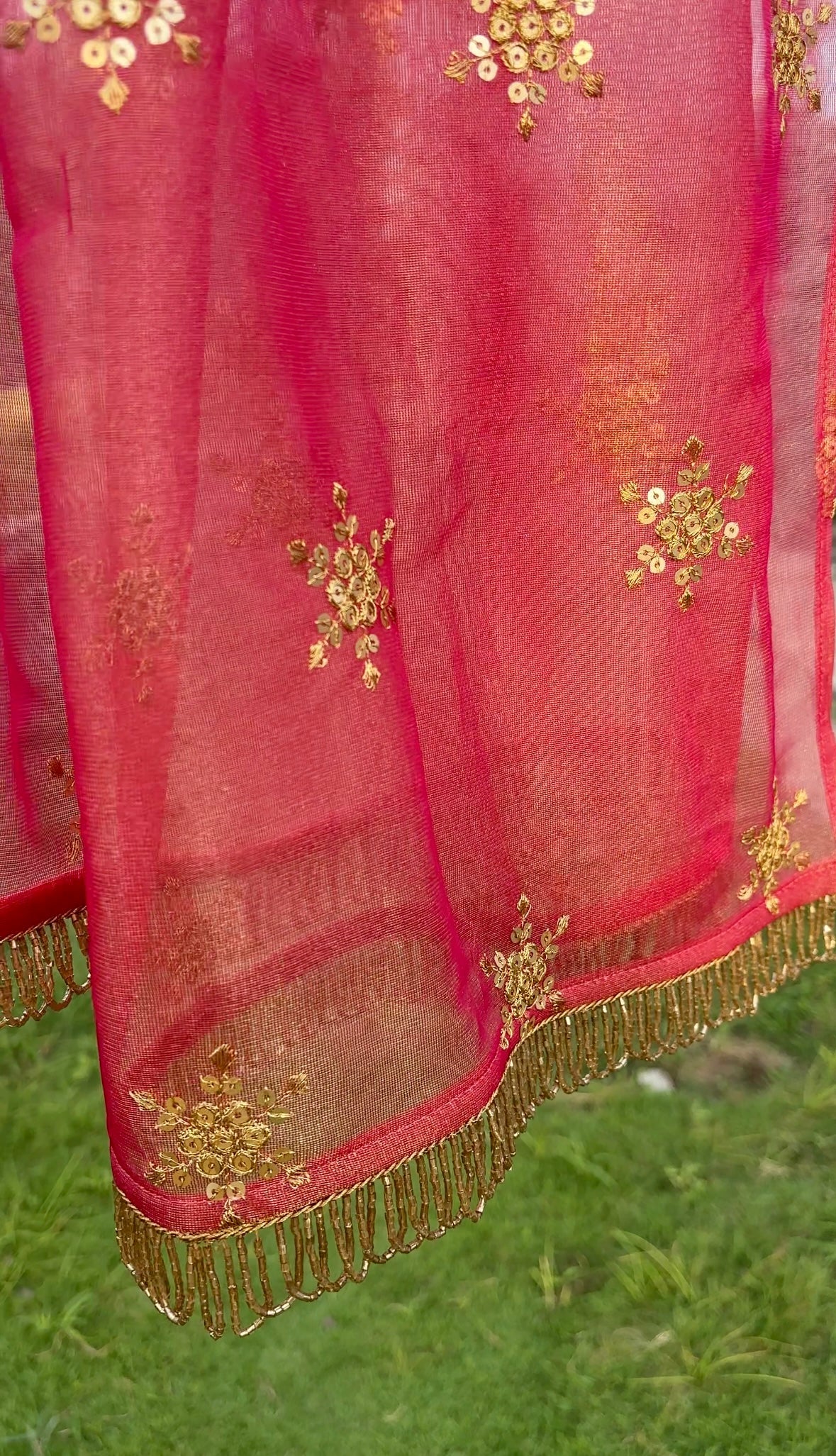 ELEGANT OLIVE GREEN HANDWORK PANT STYLE SUIT