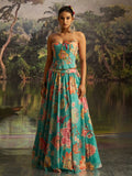 MINT BLUE HANDWORK DESIGNER LEHENGA SET