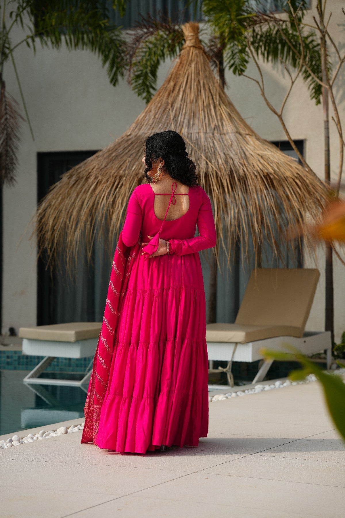 Appealing Pure Roman Silk Fully Stitched Anarkali Pant Suit