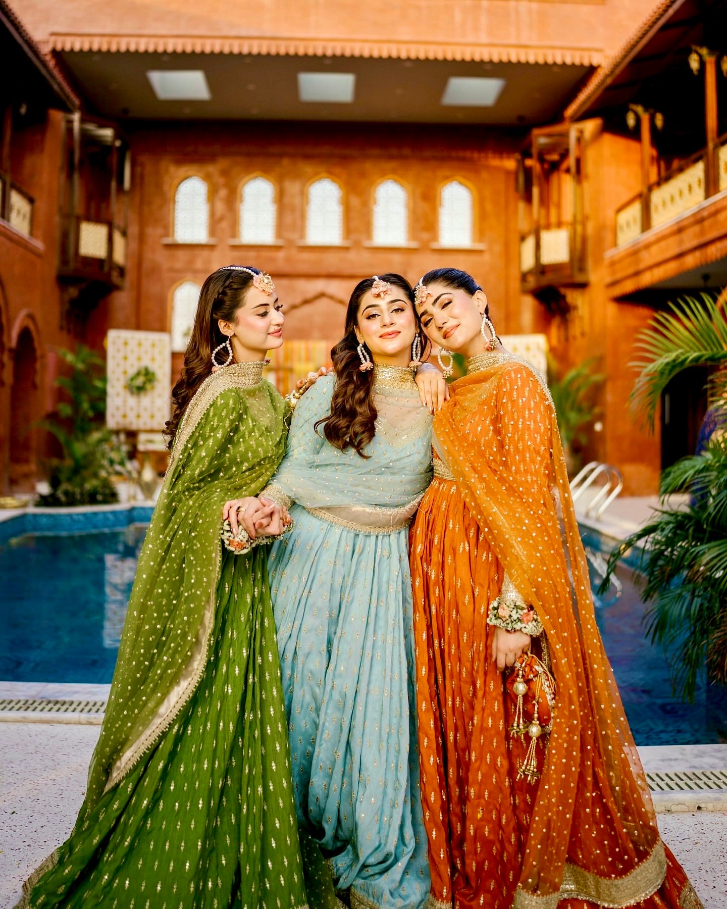Elegant Chinon Silk Embroidered Anarkali Pant Set – Fully Stitched & Ready to Wear