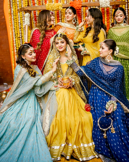 Elegant Chinon Silk Embroidered Anarkali Pant Set – Fully Stitched & Ready to Wear