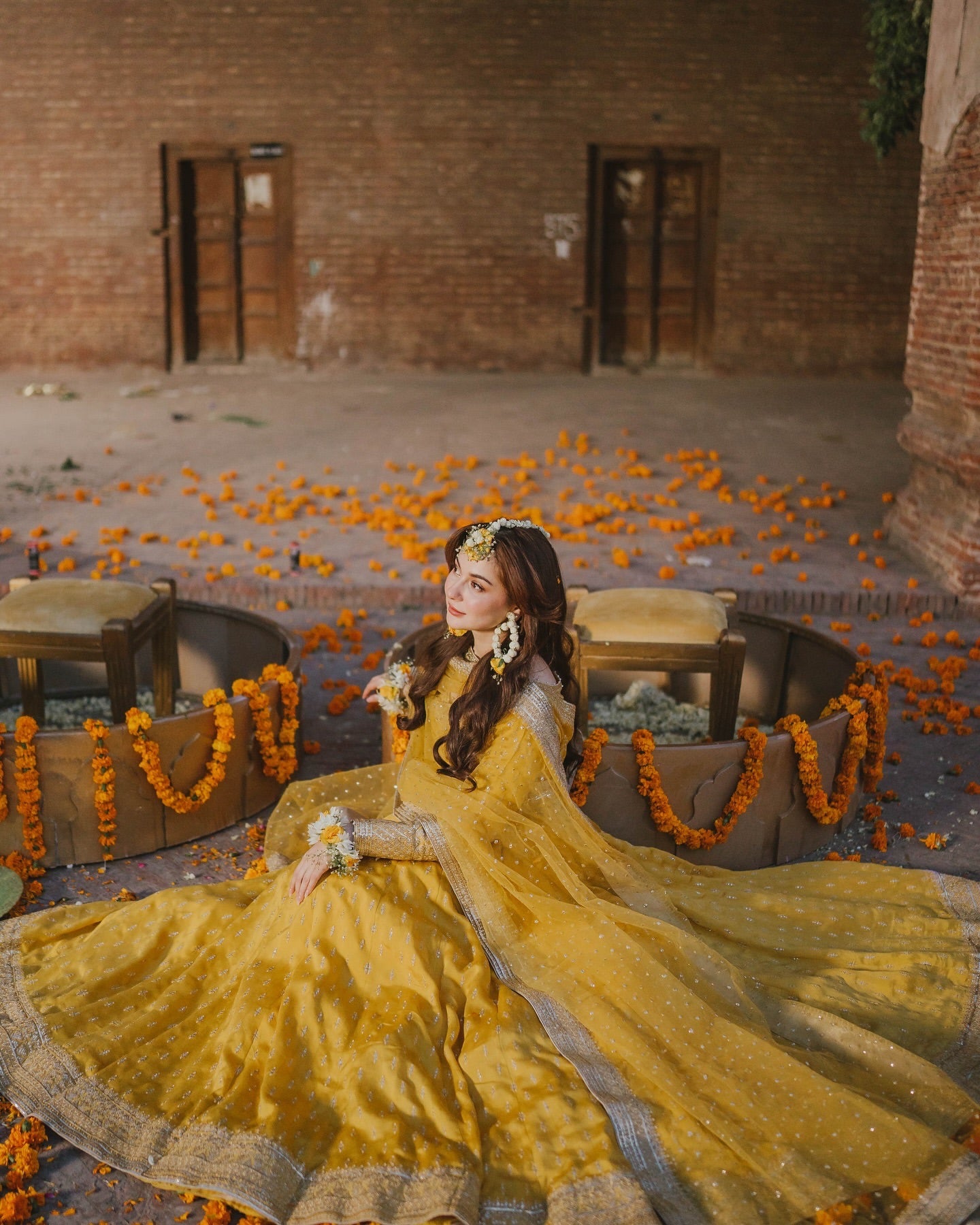 Elegant Chinon Silk Embroidered Anarkali Pant Set – Fully Stitched & Ready to Wear