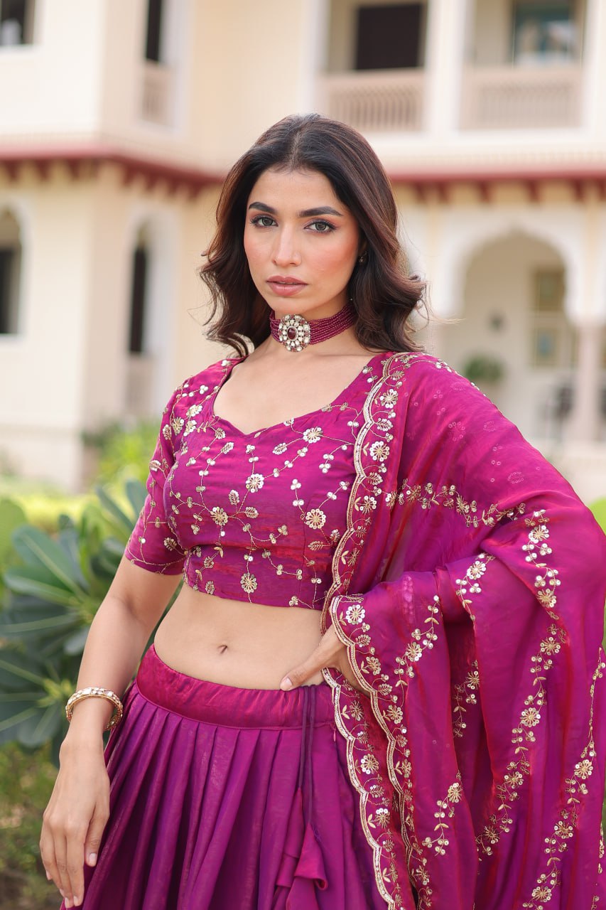 Royal Fendy Silk Designer Lehenga Choli